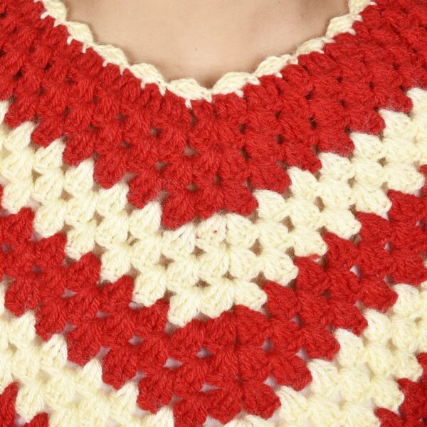 Handmade woolen poncho