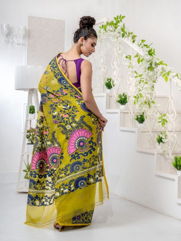 Jamdani silk saree for women