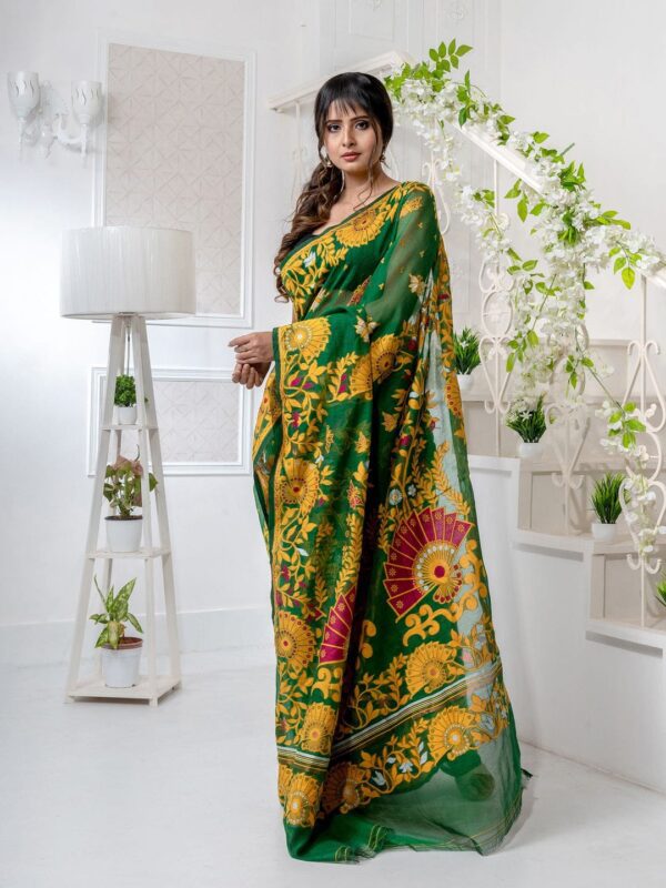 Jamdani silk saree for women