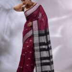 Handwoven Border Design saree