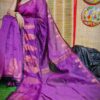 purple Silk saree