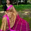 Handloom Checks on Pure Silk Saree