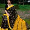 Handloom Checks on Pure Silk Saree