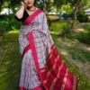 Handloom Checks on Pure Silk Saree