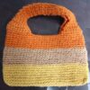 crochet jute hand bag