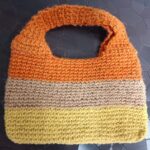 crochet jute hand bag