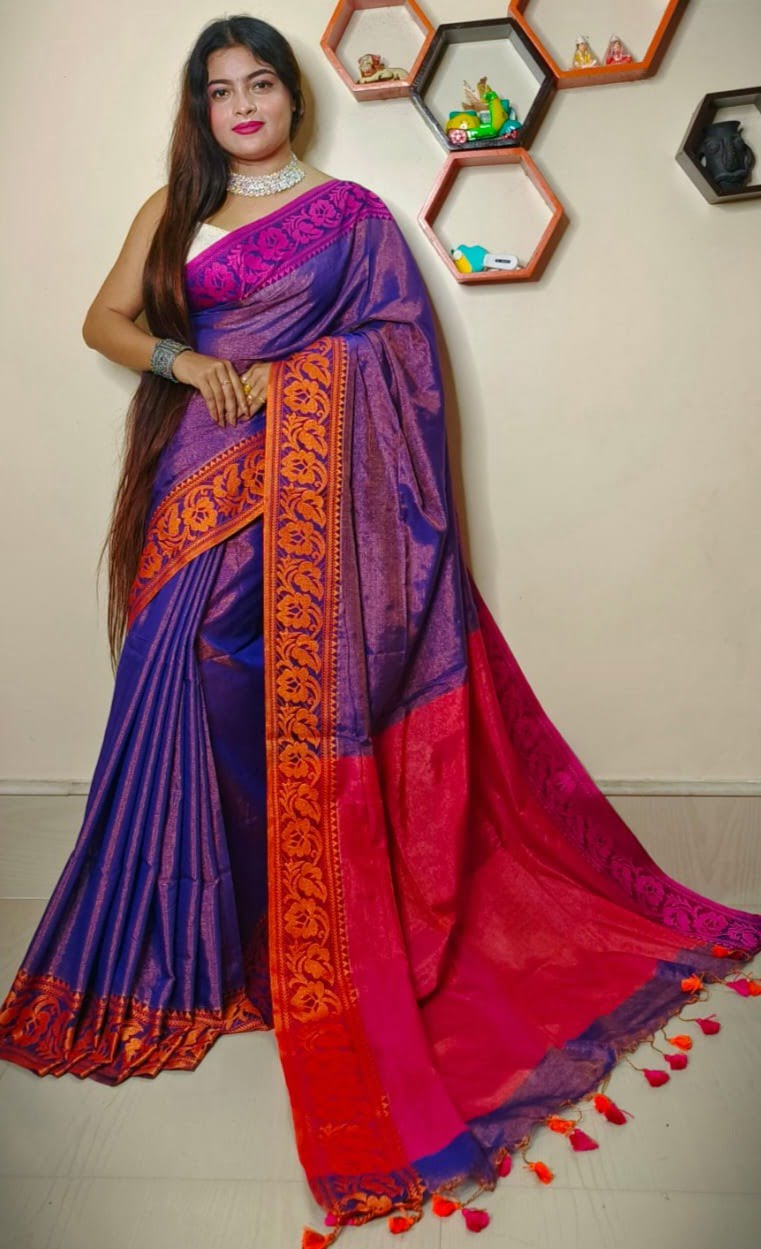 Khadi hot sale khadi saree