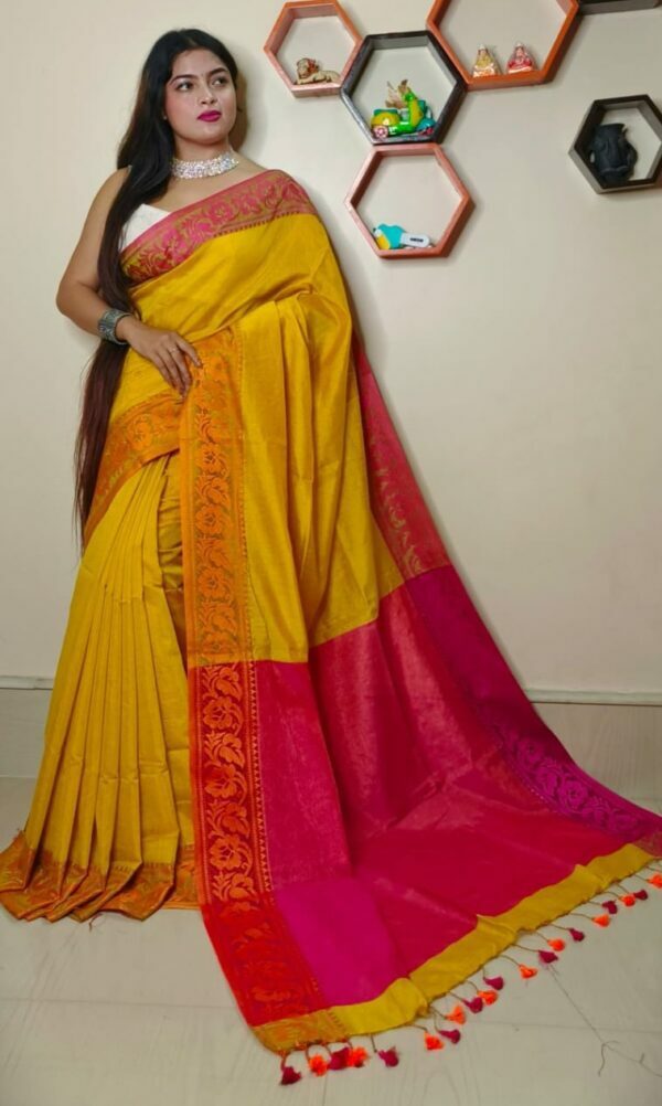 tissue khadi saree