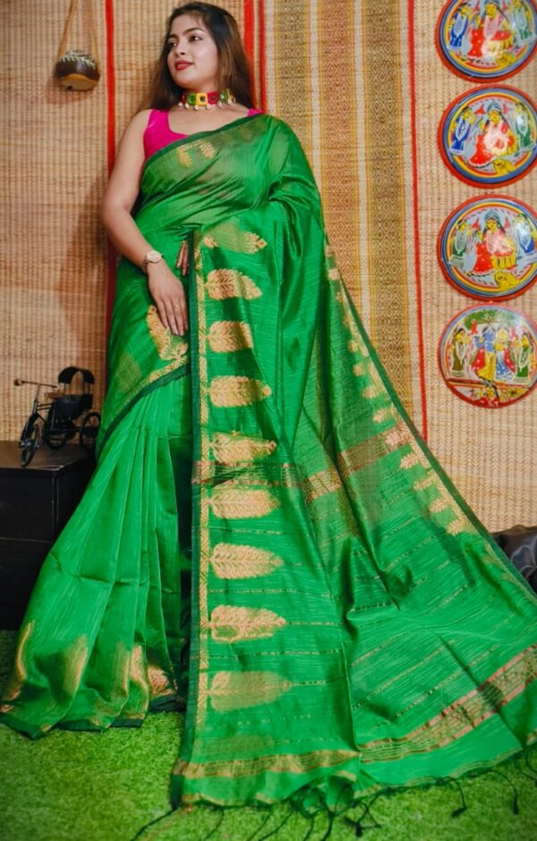 Green Silk saree