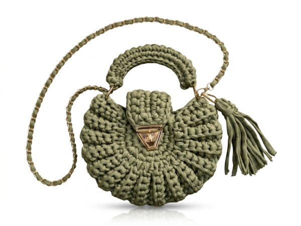 crochet Oreo sling bag