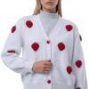 Balloon sleeve cardigan